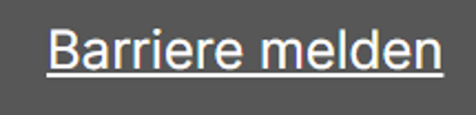 Foto zeigt den Knopf Barriere melden.