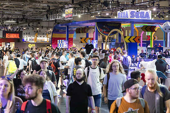 Publikum der Gamescom in Köln